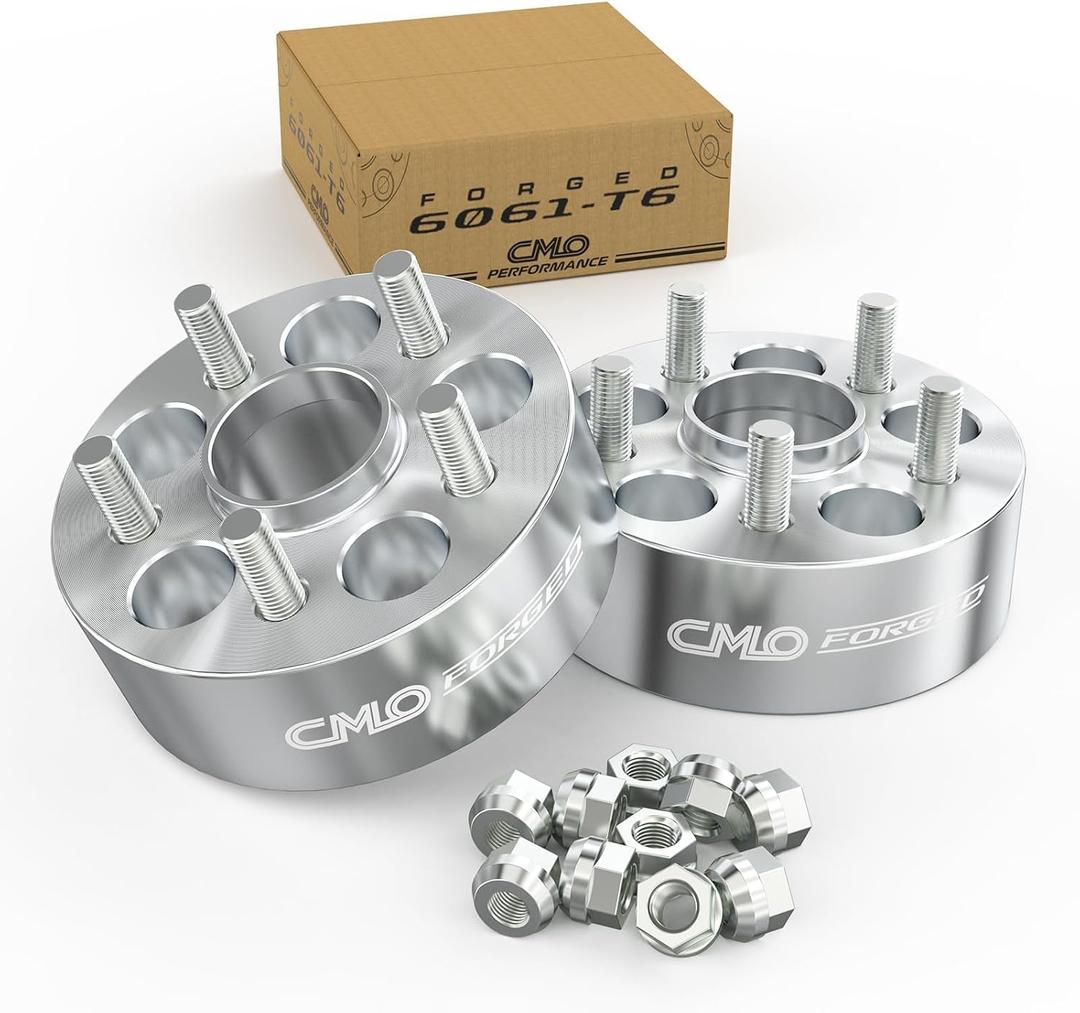 CMO 2 Inch 5x115 M12x1.5 Wheel Spacers Fits Chevy Equinox 2PCS