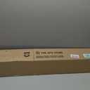 ALLZONE Tension Curtain Rod for Window, 83-123 Inches, Heavy Duty Curtain Rods No Drilling, Non-Slip Bathroom Shower Tension Rod, Renter Friendly, Adjustable, Spring Loaded, Extra Long, White