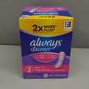 Always Discreet Incontinence Panty Liners for Bladder Leaks, Size 2, Very Light Absorbency, 120 Count