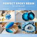 CRAFT RESIN 4 Gallon Epoxy Resin Kit - Crystal Clear Epoxy Resin Kit & Hardener for DIY Art, Mold Casting, Jewelry Making, Coasters, Table Top, Countertop Coating - Food Safe, Heat & UV Resistant