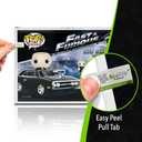 EcoTEK Protectors Compatible with Funko POP! - Rides Vinyl Figures Strong, Crystal Clear Case, Heavy Duty Acid Free w/Protective Film & Locking Tab (20 Pack)