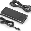 130W USB C Laptop Charger for Dell Xps 15 16 17 9575 9640 9500 9510 9520 9530 9700 9720 9730,Precision 5470 5480 5540 5550 5560 5570 5760 3550 3560 3570 3580,Latitude Series,Slim AC Adapter Power Cord