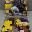 Melissa & Doug Solar System Floor Puzzle, 48 pc Jumbo Jigsaw Puzzle, Educational Screen Free Activity for Toddler, Preschoolers and Kids Ages 3+ (2 x 3 Feet) - FSC Certified