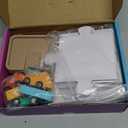 Paisure Wooden Car Ramp Toy for Toddlers 1-3, Montessori Toy with 6 Cars (Dinosaur & Racing), 4-Level Car Ramp Race Track, Toddler Toy & 1 Year Old Birthday Gift