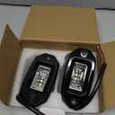 EBESTauto 4PCS Flush Mount LED Pods 12V Work Lights 20W Bumper Driving/Off Road LED Pod Lamps for ATV UTV SUV Truck Boat