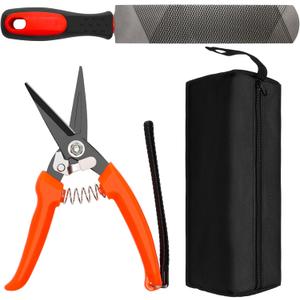 Goat Hoof Trimming Shears, 8Inch Double-Sided File/Goat Hoof Trimmer for Sheep/Storage Bag