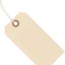 Premium Manila Tags with String - Box of 200 Tags #5-4.75 x 2.375" - 13pt Paper Tags for Labeling with Reinforced Eyelet and String Attached