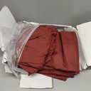 Bulk King Flat Sheets Only, 6 Pack Quick Sort Top Bed Sheet, Color-Coded Label Threads, Wrinkle-Free Shrinkage Durable Microfiber Hotel Motel Airb&bs Essentials for Hosts (105"x102",Burgundy)