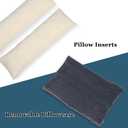 Arm Elevation Pillow Shredded Memory Foam Filled Arm Stabilizer Elevation Pillow for Swelling and Circulation Pain Relief for Shoulder Surgery and Leg Injury Washable Cover, Small 17"x10"x3"
