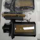 2 Pack Motion Sensor Outdoor Lights, 3 Adjustable Lighting Modes Porch Lights, Dusk to Dawn Exterior Lighting Fixture, Waterproof Outside Wall Lantern Sconce for House, Garage, Front Porch, ETL Listed (Black(Gold Trim))