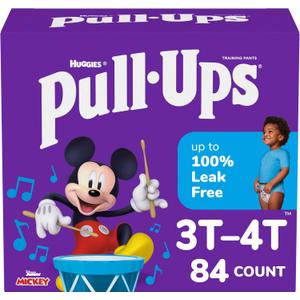 Pull-Ups Boys' Potty Training Pants, 3T-4T (32-40 lbs), 84 Count