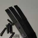 Truck Tailgate Trim Panel Bracket Fit for 1987-1996 Ford F150 F250 F350 Replace E7TB-9942502 E7TB-9942596 E9TB-994250 E9TB-9942596 Includes Stainless Steel Screws and EPDM Rubber Backed Washer