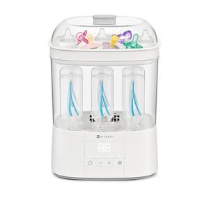 Bear Bottle Sterilizer and Dryer, 2 Layers Large Electric Steam Baby Bottle Sterilizer, Fast Bottle Sanitizer and Dryer for All Bottles & Accessories, TimeSaving Design