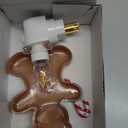 Hohean Christmas Decoration Gingerbread Man Night Light Plug in, 120V C7 LED Xmas Wall Plugin Nightlights, Christmas Night Light Decor for Bedroom Bathroom Kitchen Hallway Stairs