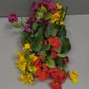 Ouddy Decor 8 Bundles Artificial Hibiscus Flowers for Outdoors Decoration, Faux Silk Flowers Bouquet UV Resistant Fake Plants for Garden Porch Patio Vase Box Planter Indoor Outdoor Home Decor, Mixed