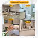 3 x Silicone Caulking Tool,Sealant Finishing Tool,Silicone applicator effective sealing tools for Kitchen,Bathroom,Joint,4 different sections 4.6.10.16mm developed and produced by Innovatco in Canada