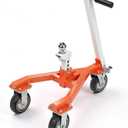 Trailer Dolly Heavy Duty 20,000LBS Load 3500Lbs Tongue Weight Trailer Mover | with 2'' & 2-5/16'' Receiving Tongues, 360 Swivel Wheels with Brake, Angle Adjustable, Suitable for RV Boat Motorcycle