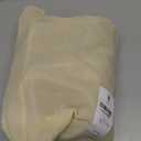 Moroccan Leather Handmade Pouf Ottoman Cover, Unstuffed Foot Stool, Round Boho Footrest for Living Room, Bedroom, Home Decor Gift (Brown By White)