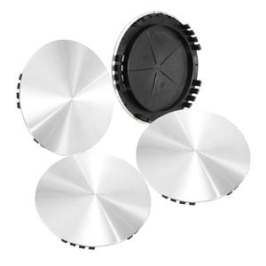 GTOWNWORKS 4pcs Wheel Center Caps for GMC Chevrolet Trucks and SUV Silverado Suburban Tahoe K1500 Escalade 1992-1999, Silver, 15" x 7" Wheels ONLY