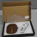 Light Up Guitar Pick Holder with 6 Guitar Picks, Acacia Wood & Acrylic Music Note Pick Holder Case for Guitar Pick Storage & Display, Guitar Music Accessories Gift for Guitar Player Music Lover