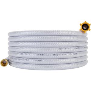 Camco TastePURE 25-Ft - RV Drinking Water Hose - Contains No Lead, No BPA & No Phthalate - Features Reinforced Design & Crafted of PVC - 1/2 Inside Diameter, Made in the USA (22735)