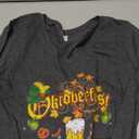 Womens Oktoberfest T-Shirt German Beer Festival October V-Neck T-Shirt Small