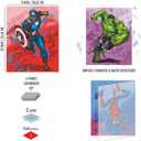 Superheroes watercolor wall art poster prints, superheroes wall art, set of 4 Unframed 8''x10'' posters for boys room superheroes room decor, Avengers Wall Art, Posters for Boys Room