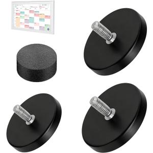Magnetic Fridge Mount for Skylight Calendar 15 inch, Fridge Calendar Magnet,with 3 Neodymium Magnets and 1 Foam Pad,Rubber Surface Coating to Prevent Scratches Skylight Calendar Stand