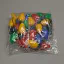 QZYL 4 Pcs Christmas Necklace, 9 LED Bulbs Christmas Light Up Necklace Bulk with 3 Flash Modes, Colorful Xmas Accessories for Women and Suitable for Xmas New Year Party Favor Accessories Decor