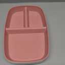 Divided Plates 10.5 Inch for Adults, Portion Control Bariatric Plate, Wheat Straw Plates with 3 Compartments, Unbreakable Reusable Portion Control Plates, BPA Free(4PCS) (INS Series-4PACK)