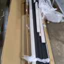 L-Shaped Double upholstered Sofa Bed with pop-Out Bed Frame, Beige/Grey/Pink Linen Fabric, 80 inches Long x 42 inches Wide x 33 inches high, no Mattress Base Required, 400 lbs Weight Limit. (Grey)