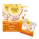 Simple Mills Pop Mmms Cheddar Baked Snack Pack Crackers, Healthy Snacks for Kids, Individual Packs, Gluten Free, 8 Ct (Pack of 2) (5.6 Ounce (Pack of 2)), BB 1/11/26