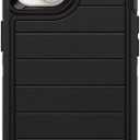 OtterBox iPhone 14, & iPhone 13 (Only) - Defender Series Case - Case Only - Screenless - Rugged & Durable - with Port Protection - Microbial Defense Protection (Black)