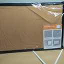 Cork Board Bulletin Board 20 x 30, Black Wood Framed Corkboard, Office Board for Wall Cork, Large Wall Mounted Notice Pin Board with 16 Push Pins for School, Home & Office