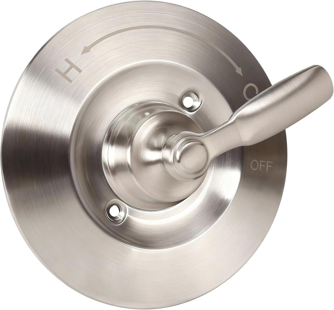 T14032 Shower Handle-Just Compatible with Delta Shower Trim Kit 14 Series, Just Compatible with Cartridge RP46074, Fits R10000 Series Valves (Cartridge/Valve Not Included), Brushed Nickel-Handle