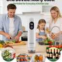 7 x Compact Vacuum Sealer for Food (Vacuum Sealer Machine + 30 Reusable Vacuum Bags), Powerful Handheld Food Vacuum Sealer Machine with LED Display & Liquid Drainage Tube, Portable Food Sealer
