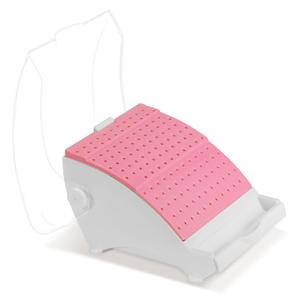142 Holes Dental Bur Holder Box Burs Block Station Organizer Case, Annhua Bur Blocks for Bur, Plisher, File - Durable and Sturdy - Pink