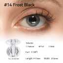 WOSADO Magnetic Eyelashes with Applicator Kit, [V14 Frost Black] Reusable Magnetic Lashes without Eyeliner, Glue-free False Lashes, Waterproof, Lightweight, Suit for Natural Makeup