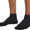 XUKER Neoprene Socks, 2mm Sand Proof Beach Volleyball Soccer Socks for Men Women (Black, L)