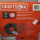 CRAFTSMAN CMXZVBE38763 2-1/2 in. x 7 ft. POS-I-LOCK Wet Dry Vac Hose Attachment Kit, Industrial-Grade Shop Vacuum Replacement Hose, Fits Most Wet/Dry Vacuums with a 2-1/2 in. Diameter