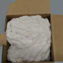 Kevin Textile 14x36 Inch Long Lumbar 1 Pack Boho Decorative Throw Pillow Cover Soft Striped Corduroy Rectangle Cushion Case Farmhouse Solid Color Accent for Living Room Couch Sofa Bed, Cream White