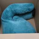 FHSGGP Travel Pillow Car Pillow Kid Car Sleeping The Sleeping Aid for Adults and Kids on Road Trips Kids Travel Pillow Emerald Green