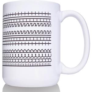 Funny Mugs A Novelty Ceramic Coffee Mug with a Hidden Message,Gift for Work Bestie,Friends, Family,Ceramic Cup,A Humorous and Unique Gift for Coffee Lovers(15 OZ White)