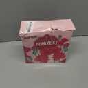 Rose Shadow LED Flameless Candles, 4PCS Romantic Battery Operated Candles Led Pillar Candles for Valentines Romantic Propose Anniversary Wedding Decorations(Pink, D 2.5" x H 7.2")