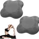 2 packs Yoga Knee Pad Mats Extra Thick for Knees Elbows Wrist Hands Head Foam Pilates Kneeling pad Yoga Knee Cushion Thick Exercise Pads for Knees Elbows Wrist Hands Head Foam Pilates Kneeling padSupport Foam Pads for Women and Men (grey)