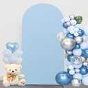 Baby Blue Chiara Arch Cover - 7.2 FT Wedding Arch with Stand - Party & Proposal Decor