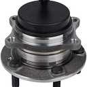 KUSATEC 512326 Rear Wheel Bearing and Hub Assembly Compatible with Hyundai Veracruz 2007-2012, Kia Sorento 2011-2015,Hyundai Santa Fe 2007-2020, 5 Lug w/ABS