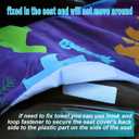 Car Seat Towel Covers Front Seats for Beach Swimming, Sports, Camping,Yoga. Absorb Sweat Easy to Clean, Protect from Damage by Sweat, Pets, and Scratches (Dinosaur, 1 Pcs)