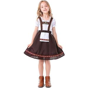 Girls Bavarian Oktoberfest Costume German Dirndl Dresses Outfit Fraulein Oktoberfest Costumes Kids 6_8Y Girls Bavarian Oktoberfest Costume German Dirndl Dresses Outfit Fraulein Oktoberfest Costumes Kids 6_8Y
