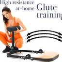 Hip Thrust Machine Bench for High Resistance Glute Workout Equipment,Glute Machine Home Gym Comes with 50, 100, and 150 Lbs of Resistance